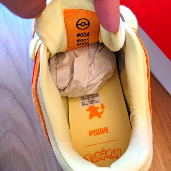 PUMA x Pokemon Slipstream Charmander Jr size 7 EUC - Picture 8 of 8